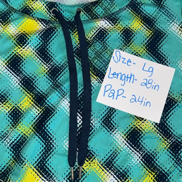 Rudy Rd Drawstring Collar Blouse - Lg - Picture 5 of 5